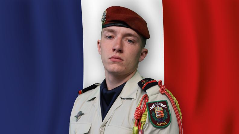 Le soldat de première classe Florian Gillet - © armée de Terre